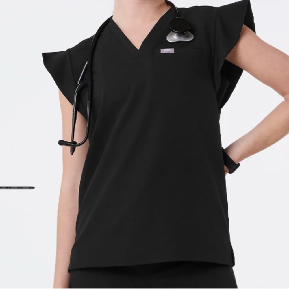 Black Women's Top by FIGS